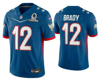 Tom Brady Tampa Bay Buccaneers blue Vapor jersey