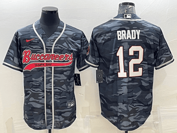Tom Brady Tampa Bay Buccaneers grey Camo jersey