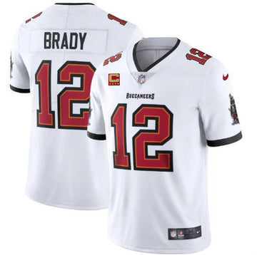 Tom Brady New Tampa Bay Buccaneers white Vapor jersey
