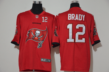 Tom Brady Tampa Bay Buccaneers red Vapor jersey