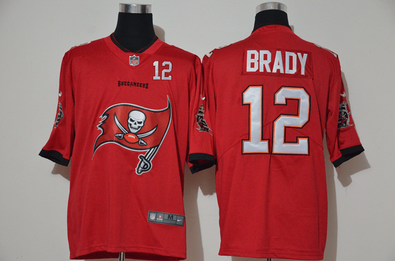 Tom Brady Tampa Bay Buccaneers red Vapor jersey
