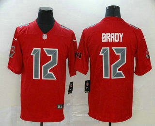 Tom Brady Tampa Bay Buccaneers red Color Rush jersey