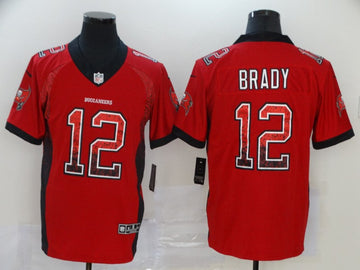 Tom Brady Tampa Bay Buccaneers red Color Rush jersey