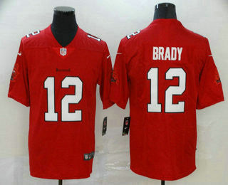 Tom Brady Tampa Bay Buccaneers red Vapor jersey