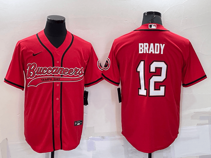 Tom Brady Tampa Bay Buccaneers red jersey