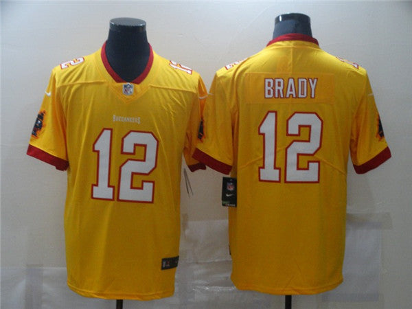 Tom Brady Tampa Bay Buccaneers yellow Limited jersey