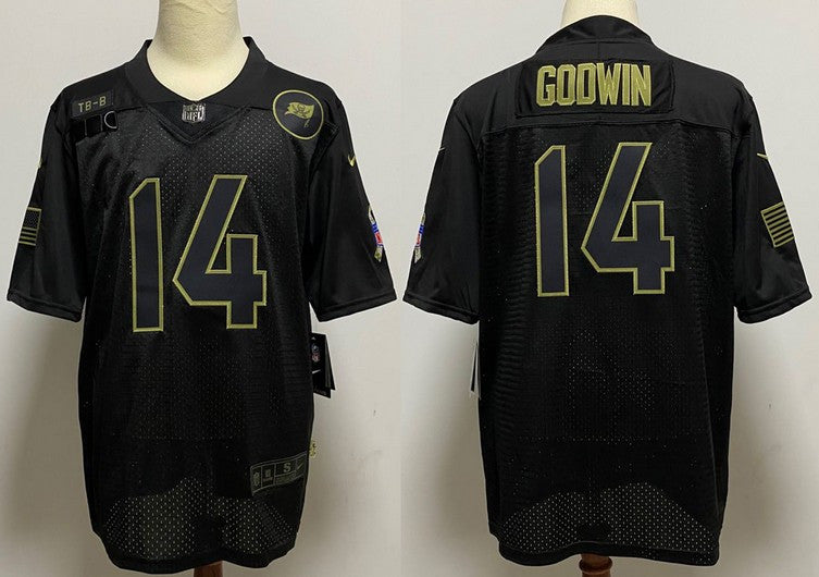 Chris Godwin Tampa Bay Buccaneers black Salute To Service jersey