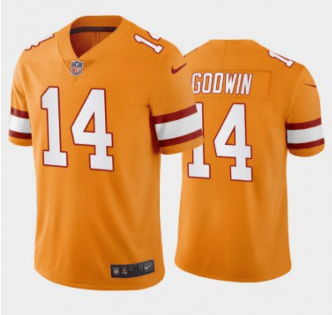 Chris Godwin Tampa Bay Buccaneers orange Vapor jersey