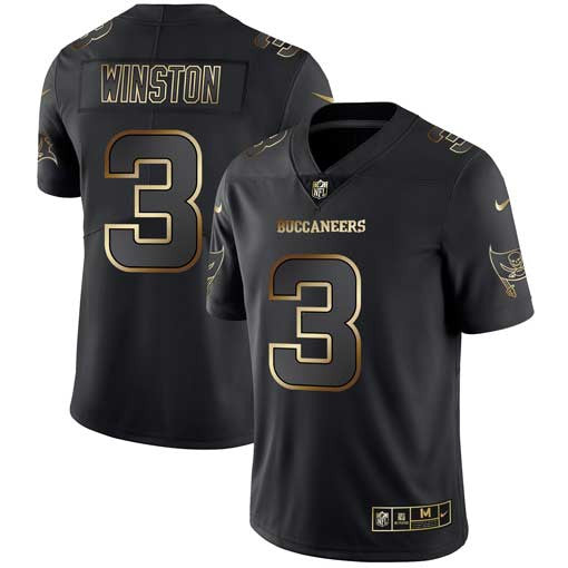 Jameis Winston Tampa Bay Buccaneers black jersey