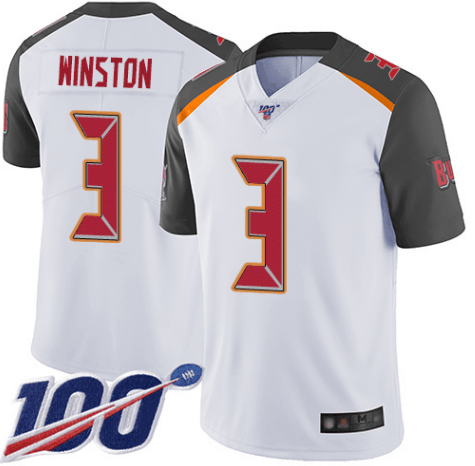 Jameis Winston Tampa Bay Buccaneers white Vapor jersey