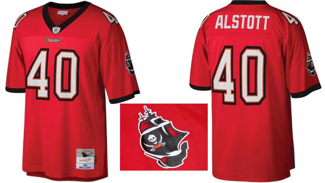 Mike Alstott Tampa Bay Buccaneers red jersey