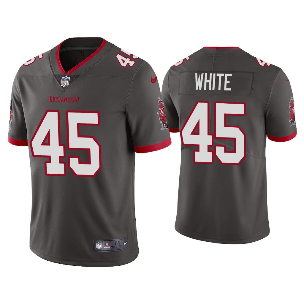 Devin White Tampa Bay Buccaneers grey Vapor jersey