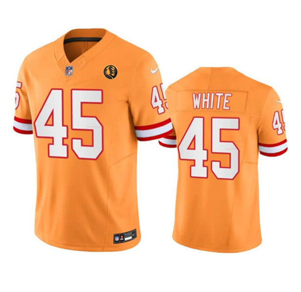 Devin White Tampa Bay Buccaneers orange Vapor jersey