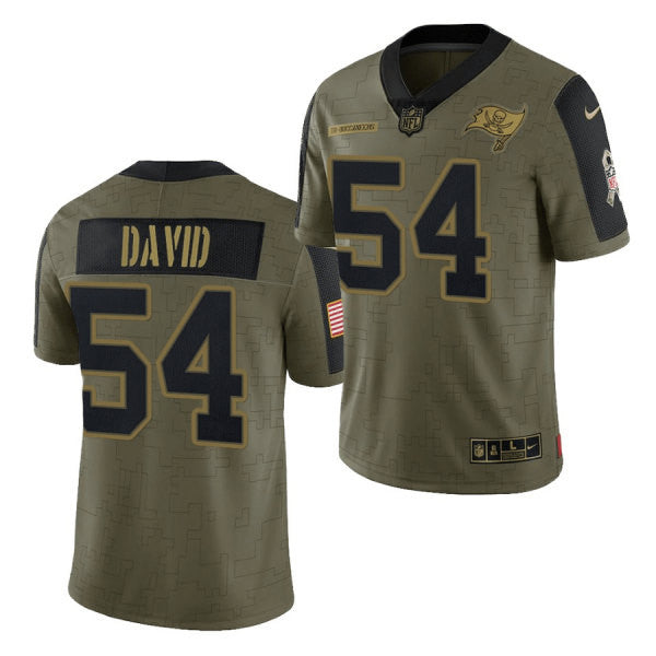 Lavonte David Tampa Bay Buccaneers olive Salute To Service jersey
