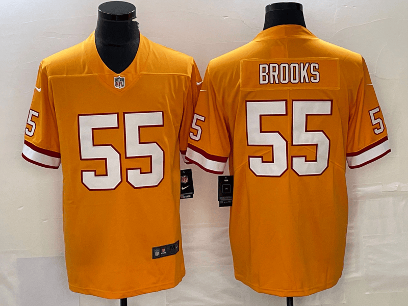 Derrick Brooks Tampa Bay Buccaneers yellow Limited jersey
