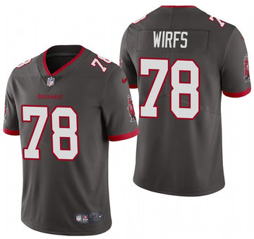 Tristan Wirfs Tampa Bay Buccaneers grey Vapor jersey