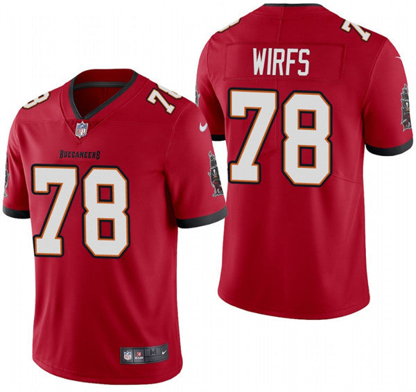Tristan Wirfs Tampa Bay Buccaneers red Vapor jersey