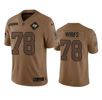 Tristan Wirfs Tampa Bay Buccaneers brown Salute To Service jersey