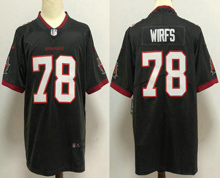 Tristan Wirfs Tampa Bay Buccaneers gray Vapor jersey