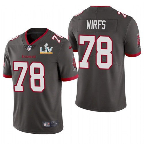 Tristan Wirfs Tampa Bay Buccaneers grey Limited jersey