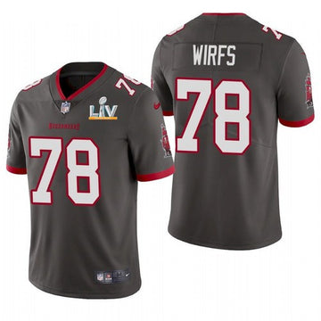 Tristan Wirfs Tampa Bay Buccaneers grey Limited jersey