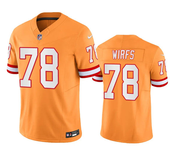Tristan Wirfs Tampa Bay Buccaneers orange Limited jersey