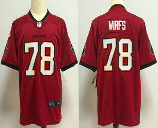 Tristan Wirfs Tampa Bay Buccaneers red Vapor jersey
