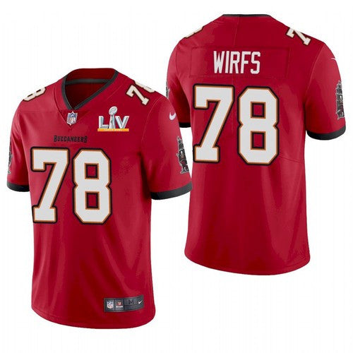 Tristan Wirfs Tampa Bay Buccaneers red Limited jersey