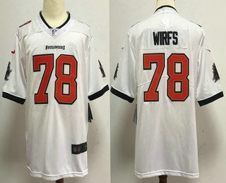 Tristan Wirfs Tampa Bay Buccaneers white Vapor jersey