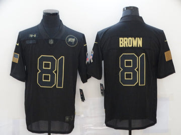 Antonio Brown Tampa Bay Buccaneers black Salute To Service jersey