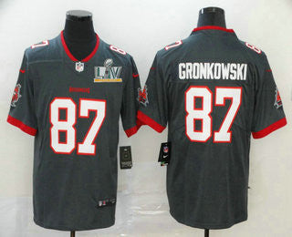 Rob Gronkowski Tampa Bay Buccaneers grey Vapor jersey