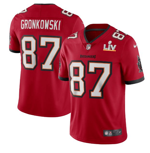 Rob Gronkowski Tampa Bay Buccaneers red Limited jersey