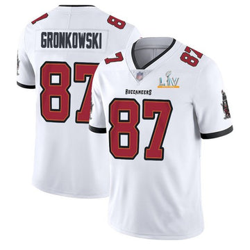 Rob Gronkowski Tampa Bay Buccaneers white Limited jersey