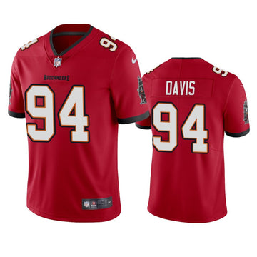 Khalil Davis Tampa Bay Buccaneers red Vapor jersey