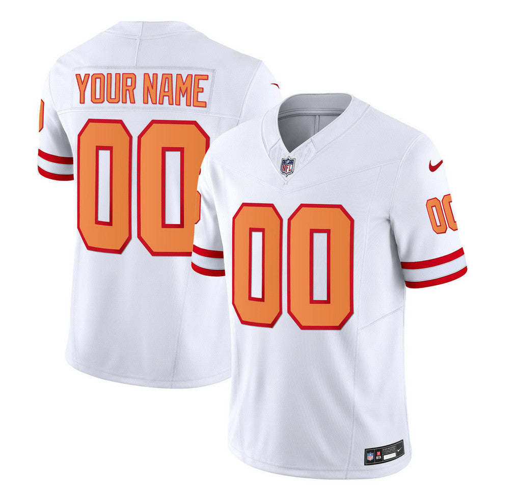 Custom Tampa Bay Buccaneers white Limited jersey