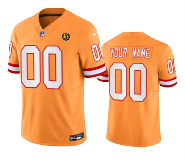 Custom Tampa Bay Buccaneers gold Vapor jersey