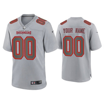 Custom Tampa Bay Buccaneers gray Game jersey