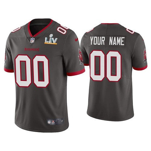 Custom Tampa Bay Buccaneers grey Limited jersey