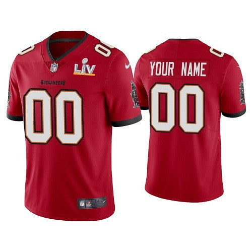 Custom Tampa Bay Buccaneers red Limited jersey