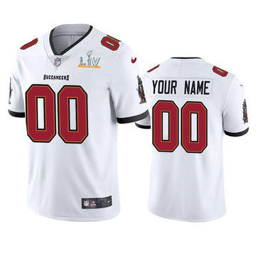 Custom Tampa Bay Buccaneers white Limited jersey