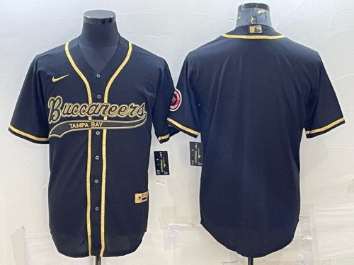 Blank Black Tampa Bay Buccaneers gold jersey