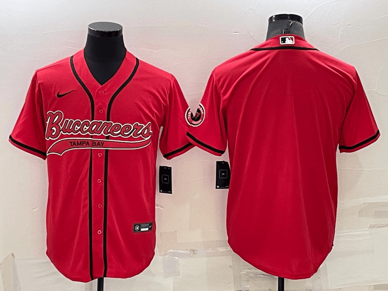 Custom Tampa Bay Buccaneers red jersey