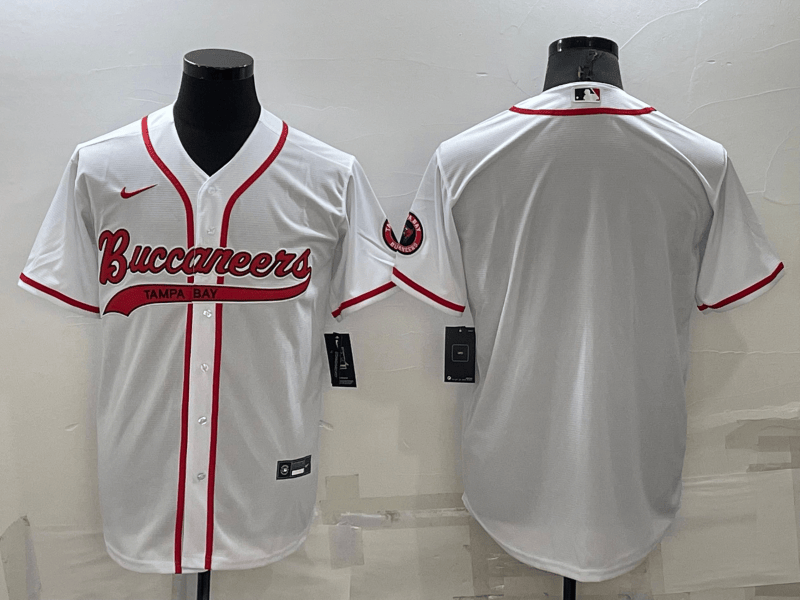 Custom Tampa Bay Buccaneers white jersey