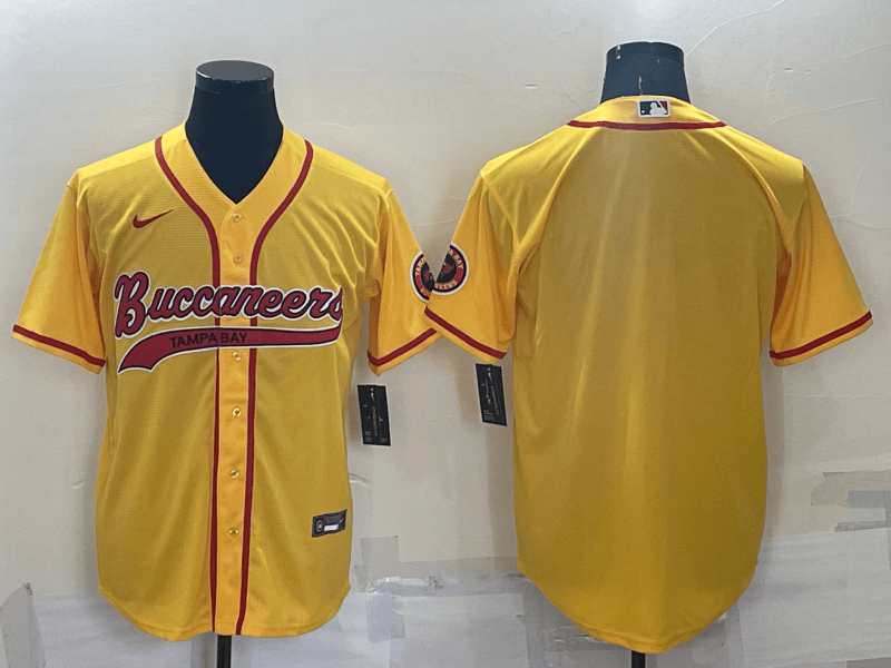 Custom Tampa Bay Buccaneers yellow jersey