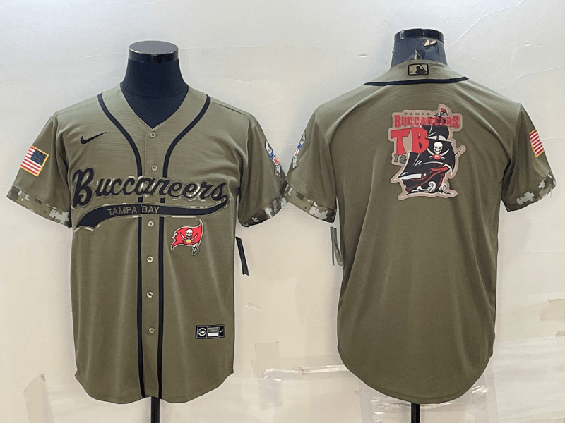 Tampa Bay Buccaneers olive Salute To Service jersey