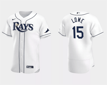 Josh Lowe Tampa Bay Rays white jersey