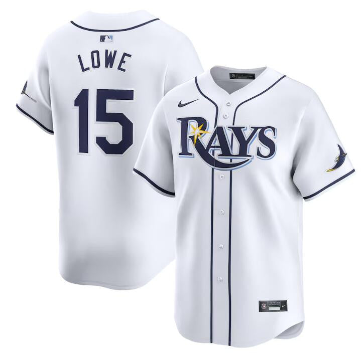 Josh Lowe Tampa Bay Rays white Limited jersey
