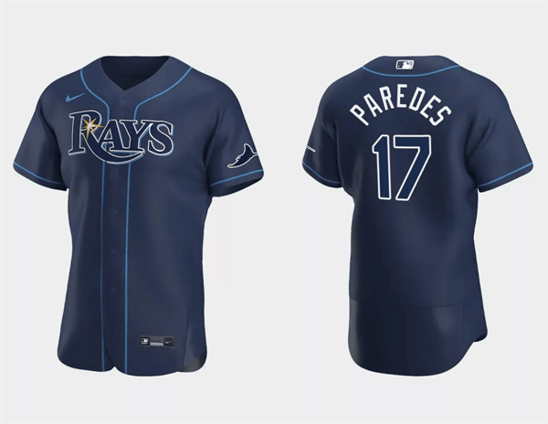 Austin Meadows Tampa Bay Rays navy jersey