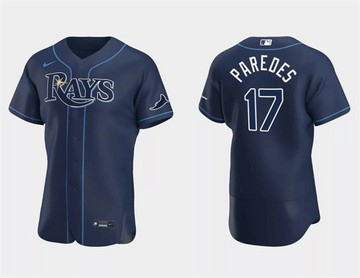 Austin Meadows Tampa Bay Rays navy jersey