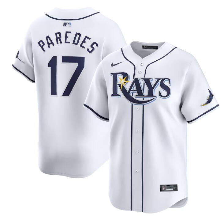 Isaac Paredes Tampa Bay Rays white Limited jersey